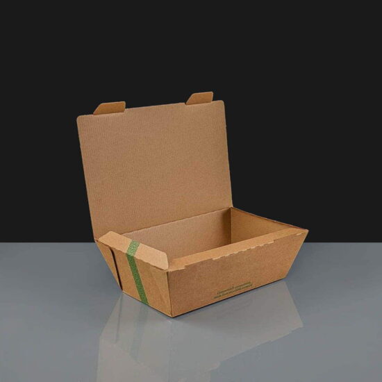small vegware microflute hot box Small Vegware Microflute Hot Box