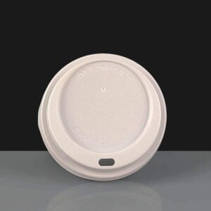 12-16oz White Sip Thru Coffee Cup Lid