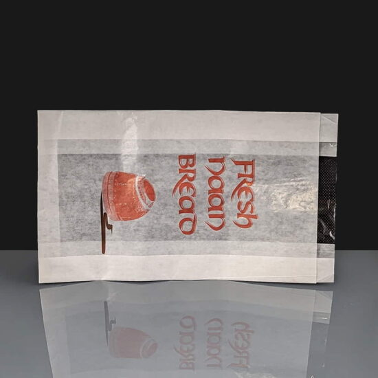 Naan Bread Paper Bag with Window Naan Bread Paper Bag with Window