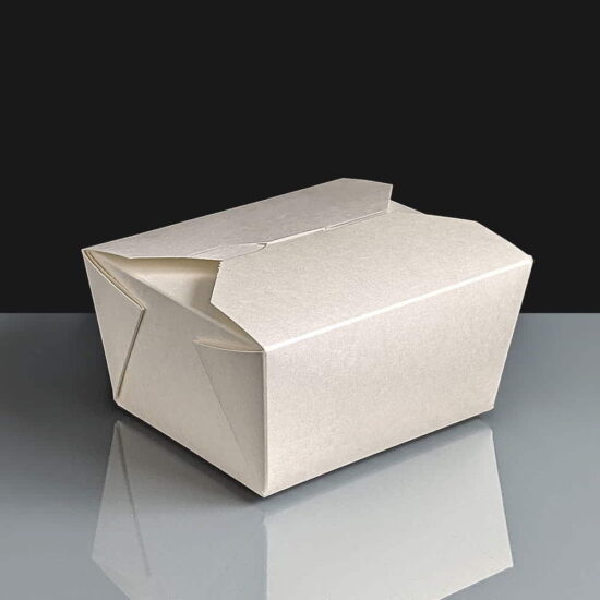 White Leak-Proof Food Carton No.1 - 26oz