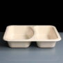 Novato B227/44-2 Two Compartment Trays 227 x 178 x 45