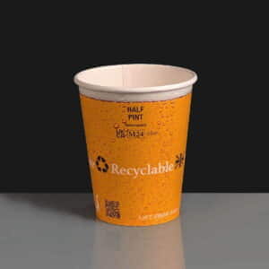 np002 Bubbles Half Pint Paper Cups