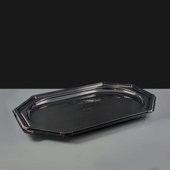 Large Black Octagonal Platter Base Large Black Octagonal Base