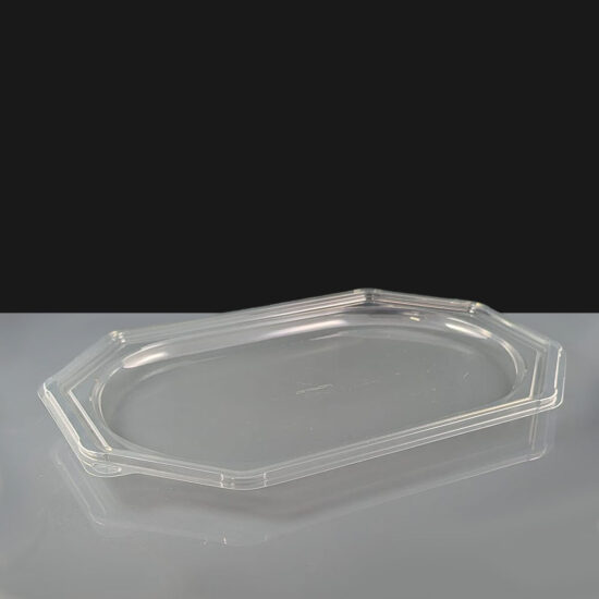 octagonal clear platter base Large Clear Octagonal Base