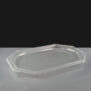 Large Clear Octagonal Base
