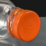 Orange Tamper Evident Juice Bottle Lid