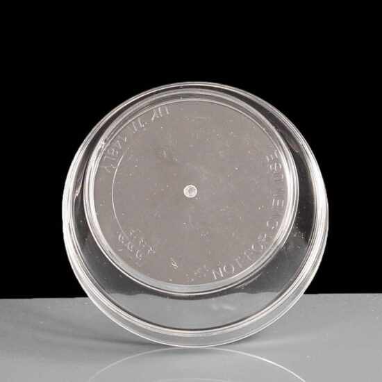 65ml Virtually Unbreakable Clear Plastic Chef / Sauce Pots Base 65ml Virtually Unbreakable Clear Plastic Chef / Sauce Pots Base
