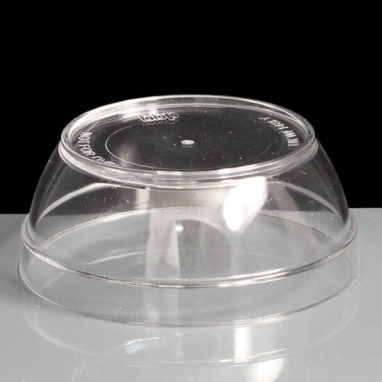 90ml Virtually Unbreakable Clear Plastic Chef / Sauce Pots Upside 90ml Virtually Unbreakable Clear Plastic Chef / Sauce Pots Upside