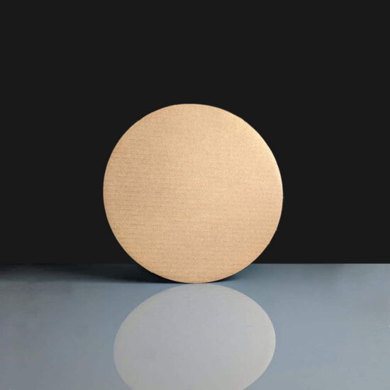 Corrugated Card 7" Pizza Disc - Back Corrugated Card 7" Pizza Disc - Back