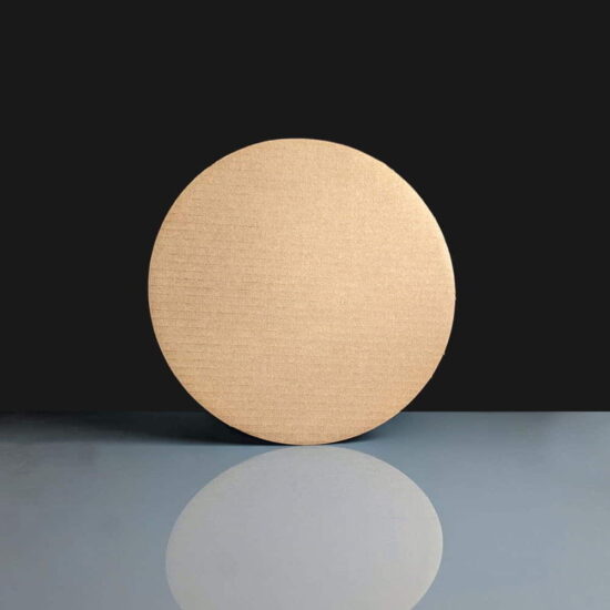 Corrugated Card 9" Pizza Disc - Back Corrugated Card 9" Pizza Disc - Back