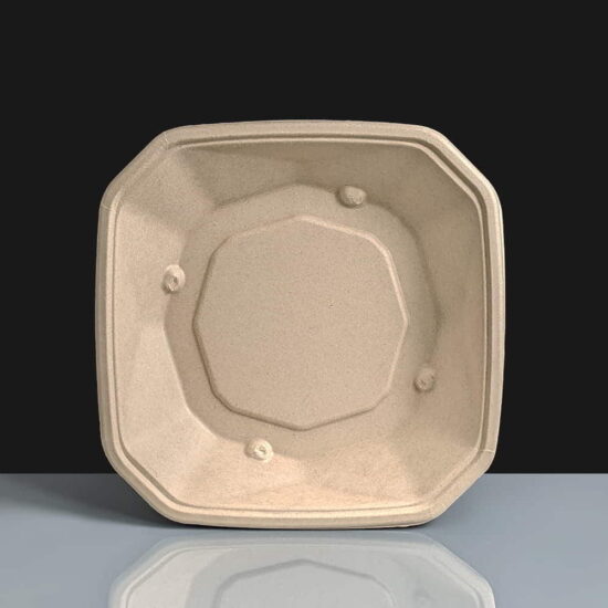 Home Compostable Bagasse Produce Tray 5x6 Home Compostable Bagasse Produce Tray 5x6