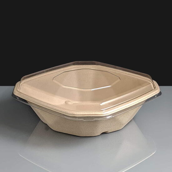 Home Compostable Bagasse Produce Tray 5x5