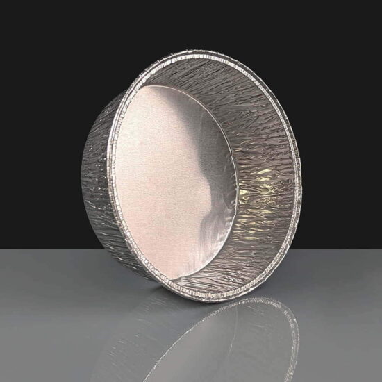 Round Foil Pie Tray 111mm - Rolled Edge Round Foil Pie Tray 111mm - Rolled Edge