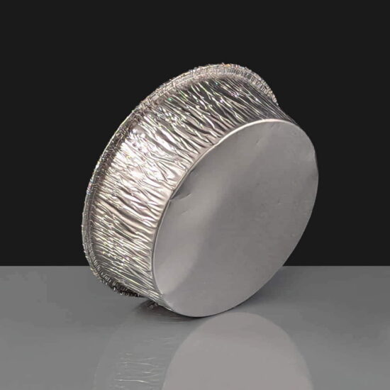 Round Foil Pie Tray 111mm - Rolled Edge Round Foil Pie Tray 111mm - Rolled Edge