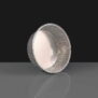 Round Foil Pie Tray 100mm - Rolled Edge 