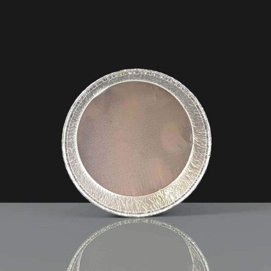 Round Foil Pie Tray 100mm - Rolled Edge Round Foil Pie Tray 100mm - Rolled Edge