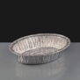 Large Oval Foil Pie Dish - Rolled Edge (110)