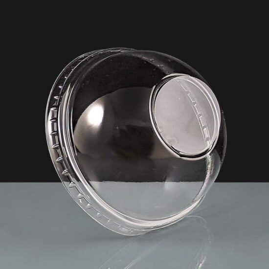 Plastic Lid for 8oz Paper Ice-Cream Container Go-Chill Design Plastic Lid for 8oz Paper Ice-Cream Container Go-Chill Design