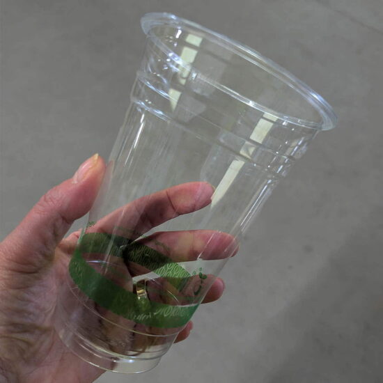Vegware 20oz PLA Cold Cup 20oz Vegware PLA Plastic Cold Cups
