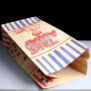 R8 Medium Take Away Paper Bag Side Arrives Flat Inside