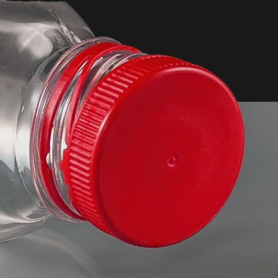Red Tamper Evident Juice Bottle Lid