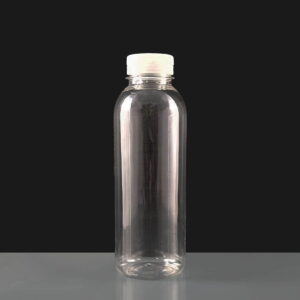 500ml Round Plastic Juice Bottle and Lid
