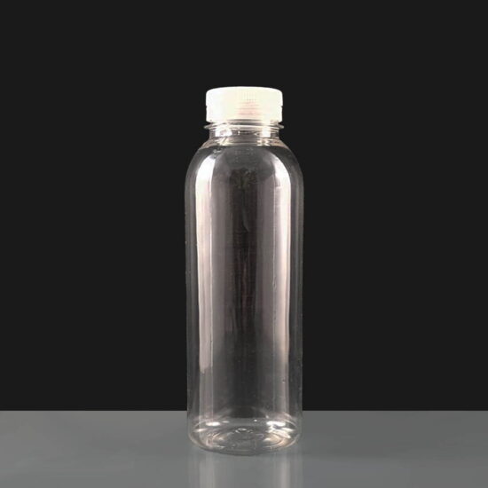 500ml Round Plastic Juice Bottle and Lid