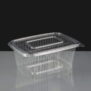 1500 Clear - Hinged Salad Container Closed