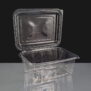 B340 - Crystal 2000 Clear - Hinged Salad Container Lid