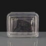 B340 - Crystal 2000 Clear - Hinged Salad Container Open