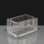 B340 - Crystal 2000 Clear - Hinged Salad Container Open