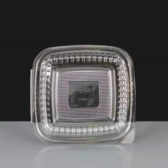 Diamond 250 Clear - Hinged Salad Container Diamond 250 Clear - Hinged Salad Container