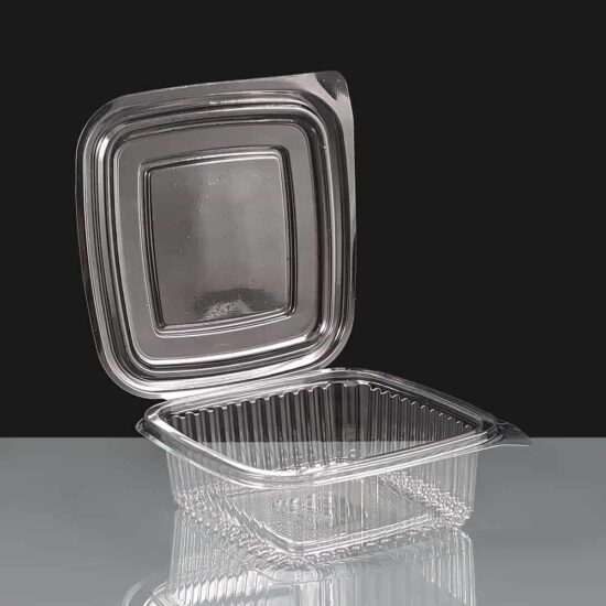 Diamond 250 Clear - Hinged Salad Container Diamond 250 Clear - Hinged Salad Container