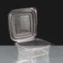 Diamond 250 Clear - Hinged Salad Container