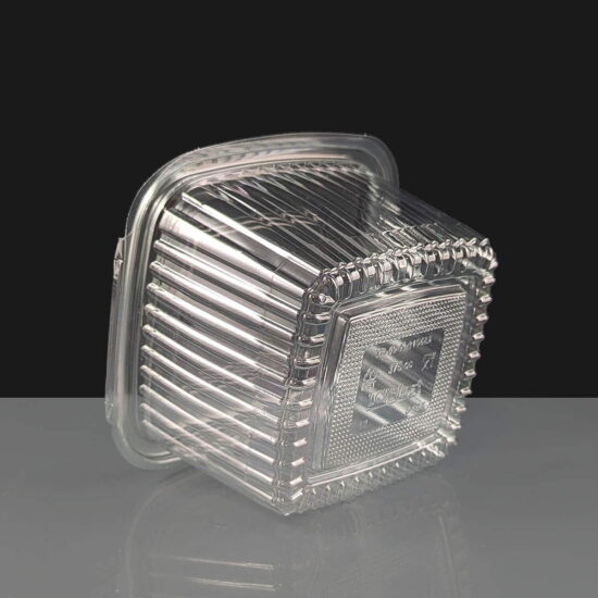 Diamond 375cc Hinged Salad Container Diamond 375cc Salad Container