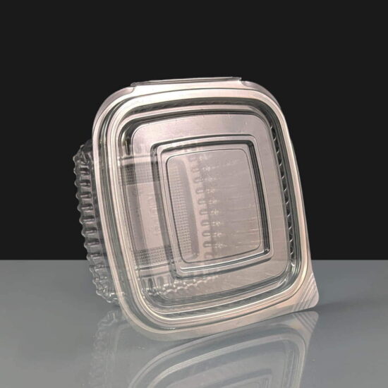 Diamond 375 Clear - Hinged Salad Container Diamond 375 Clear - Hinged Salad Container