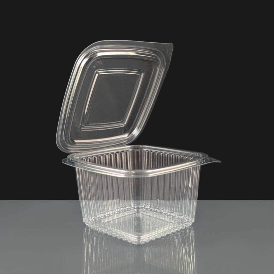 Diamond 375cc Hinged Salad Container Diamond 375cc Salad Container