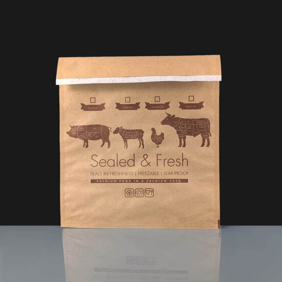 Standard Gum Seal Butcher Bag Standard Gum Seal Bag 250 x 300mm