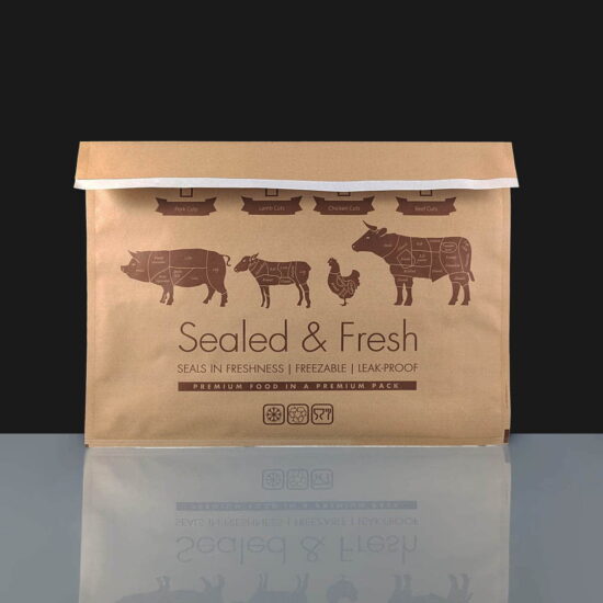Gum Seal Butcher Bag 360 x 300mm Standard Gum Seal Bag 360 x 300mm