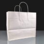 SOS1 Large Twisted White Handle Bag