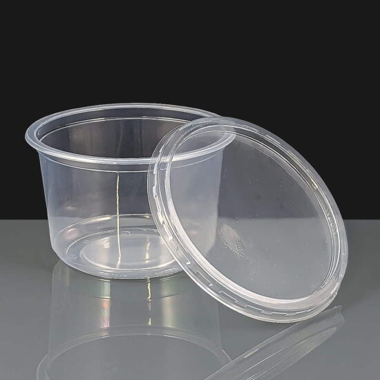 450ml Deli Pot Clear and Lid 450ml Deli Pot Clear and Lid