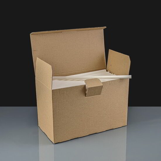 200mm White Paper Straw 8in White Paper Straw