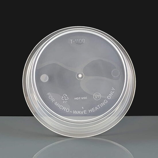 Satco S-1100 Clear Round Plastic Container and Lids Satco S-1100 Clear Round Plastic Container and Lids