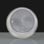 Satco S-1100 Clear Round Plastic Container and Lids