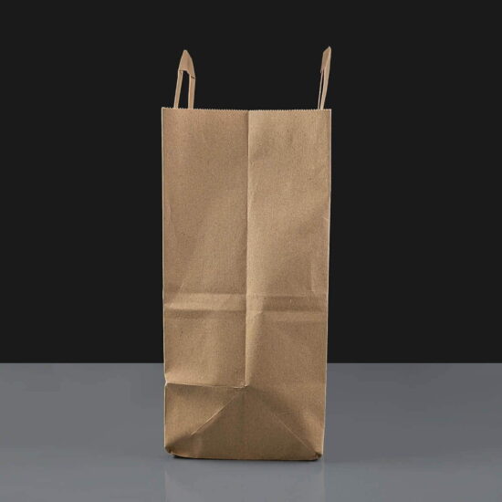 TA/KL - Large Handled Paper Bag - Side view with can TA/KL - Large Handled Paper Bag - Side view with can