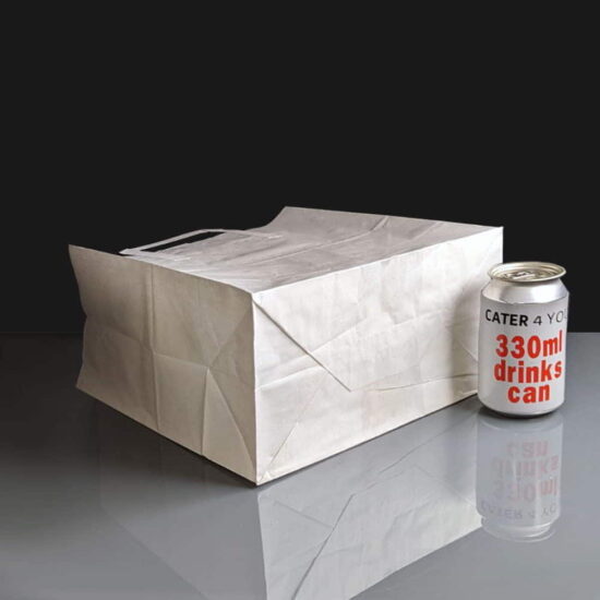 TA/KLW - White Large Handled Paper Bags TA/KLW - White Large Handled Paper Bags