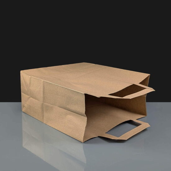 TA/KM - Medium Handled Paper Bags - Brown TA/KM - Medium Handled Paper Bags - Brown