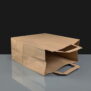 TA/KM - Medium Handled Paper Bags - Brown