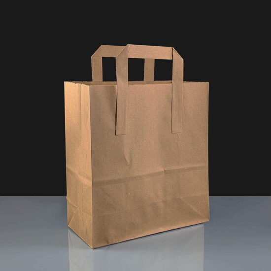 TA/KM - Medium Handled Paper Bags - Brown TA/KM - Medium Handled Paper Bags - Brown