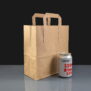 TA/KM - Medium Handled Paper Bags - Brown